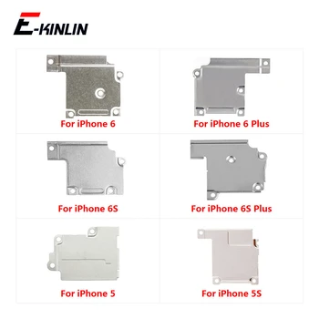 5 adet / grup LCD Ekran Pil Flex Spacer Demir Sabit Klip Tutucu Metal Plaka Braketi Kapak iphone 6 6 S Artı 5 5 S SE 5C