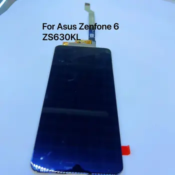 6.4 Orijinal LCD Ekran Meclisi ASUS Zenfone 6 İçin ZS630KL Çerçeve İle Dokunmatik Sayısallaştırıcı Değiştirme Ekran