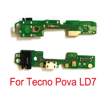 USB şarj portu dock konektör esnek kablo Tecno Pova LD7 USB Şarj şarj Kurulu Onarım Parçaları Tecno LD7
