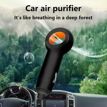 Mini Araba Hava Temizleyici Elektronik Hava İyonik Spreyi Araç Negatif İyon atmosfer ışığı Ionizer Araba Iç Aksesuar