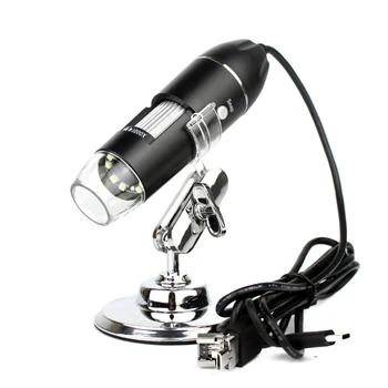 USB Dijital Mikroskop El 1000X-1600X 8 LED Büyütme Endoskop Mini Video Kamera için Windows 7/8/10 Mac Linux Android