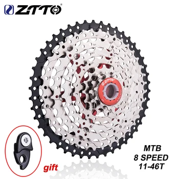 MTB 8 hız Kaseti 8 s 11-46 T Freewheel Dağ Bisikleti Geniş Oranı Çelik Dişli Parçaları M310 Tx35 K7 X4 Bisiklet Parçaları