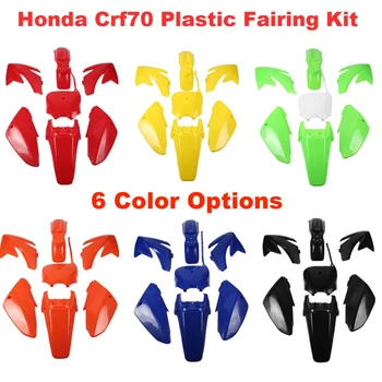 Honda CRF 70 Plastik kapaklar Fairing Kitleri CRF70 kir arazi motosikleti Procket Bisiklet Xmotos Baja DR50 49 50cc 70 90 110 Kayo HK 160