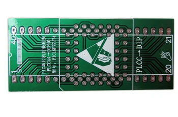 PIC MCU PLCC44 IC-DIP40 IC adaptör soketi adaptör plakası PCB PB İÇERMEYEN Pin Başlığı olmadan