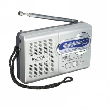 Radyo Alıcısı Açık Taşınabilir AM / FM Radyo Anteni Teleskopik Alıcı Anten 3V Çok fonksiyonlu Yaşlı İnsanlar Radyo Dıy Fm R119