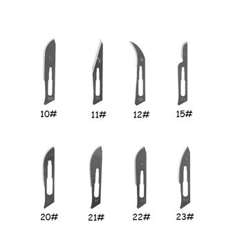 10 Adet Neşter bıçak Değiştirme Neşter Değiştirilebilir Bıçaklar ile Çok fonksiyonlu Scrapbooking El Sanatları Oyma Bıçağı