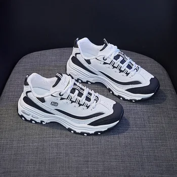 Spor ayakkabı Kadın Sneakers Beyaz Flats İlkbahar Yaz Nefes Platformu rahat ayakkabılar Kadın vulkanize ayakkabı Tenis Feminino