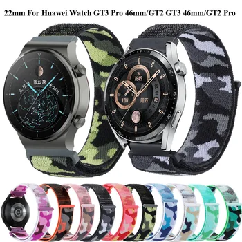 Yedek Bant İçin Huawei izle Gt 3 Pro 46mm GT2 46mm / GT2 Pro / GT Koşucu 46mm Naylon saat kayışı Bileklik Watchband Bilezik