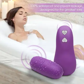 Kurşun vibratör Kablosuz Uzaktan Kumanda Titreşimli Yumurta G-spot Klitoris Stimülatörü Vajinal Masaj Topu Güçlü Kadın Seks Oyuncakları