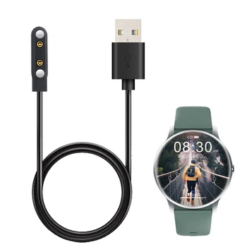 Smartwatch Dock Şarj Adaptörü USB Şarj Kablosu Xiaomi Youpin Imılab W12 / KW66 YAMAY SW022 Akıllı izle Şarj Aksesuarları