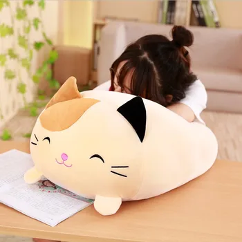30 CM Yumuşak Hayvan Karikatür Yastık Minder Sevimli Şişman Köpek Kedi Totoro Penguen Domuz Kurbağa Peluş Oyuncak Dolması Güzel Çocuklar Birthyday hediye