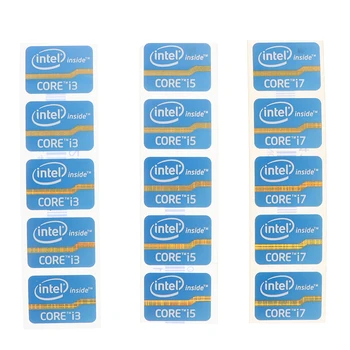 1/5 adet Ultrabook Performans Etiket Etiket Dizüstü logo çıkartmaları Intel Core Dört nesil Core i3 i5 i7