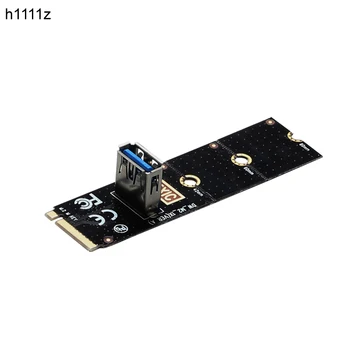 H1111Z NGFF M. 2 Yuvası USB3.0 PCI-E Yükseltici Kart M2 Yuvası Genişletici Adaptörü İçin BTC / ETH Madencilik
