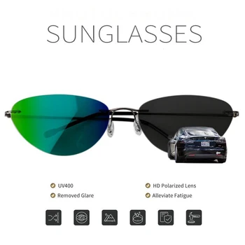 Yeni Marka Tasarım Neo Tarzı Güneş Gözlüğü Erkekler Matrix Ajan Smith Tarzı Polarize sürüş gözlükleri Neo Tarzı Çerçevesiz Güneş Gözlüğü