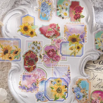 30 adet Kawaii Kırtasiye Çıkartmalar rüya çiçek dükkanı DIY Zanaat Scrapbooking Albümü Önemsiz Günlüğü Mutlu Planlayıcısı Günlüğü Çıkartmalar