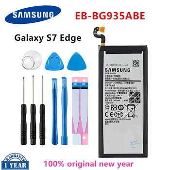 SAMSUNG Orijinal EB-BG935ABE 3600mAh Pil Samsung Galaxy S7 Kenar SM-G935 G9350 G935F G935FD G935W8 G9350 + Araçları