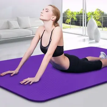 Yoga Mat Kalın kaymaz Pilates Egzersiz Fitness Egzersiz Pedi Spor Salonu Egzersiz Ev kaymaz Kapalı Spor Yoga Paspaslar