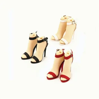 CKTOYS 1/6 Kadın Yüksek Topuklu Ayakkabı Sandalet Oyuncak Fit 12 İnç PH HT JO Çıkarılabilir Ayak Aksiyon Figürü Vücut Bebek