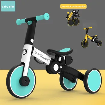 2-6 Yaşında Çocuklar Binmek Üç Tekerlekli Bisiklet Poussette bebek bisikleti bebek yürüteci Denge Bisikleti Spor Çocuk Oyuncakları doğum günü hediyesi Katlanabilir 3 Tekerlekli