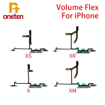 Orijinal Ses Kablosu Parça Değiştirme iPhone X XS XR XSM 11 11Pro 11ProMax Telefon Kontrolü Ses Flex Değiştirin