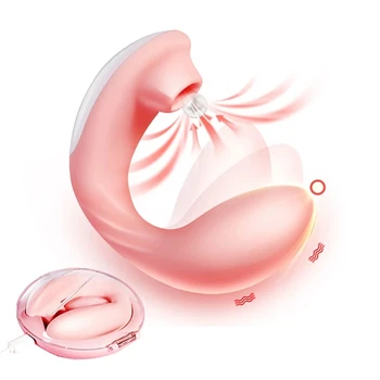 Kadınlar için seks Oyuncakları Çift Emme Vibratör Klitoral Stimülatörü Esnek USB Şarj Çift Motorlu Seks Oyuncak Meme Klitoris Emme