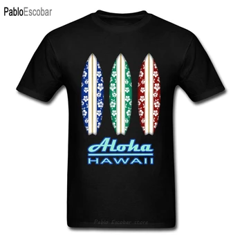 Aloha Hawaii Sörf Tahtaları T-shirt Erkekler Tatil T Shirt Sörfçü Üstleri Serin yaz giysileri Çocuklar Grupları Gömlek Toptan