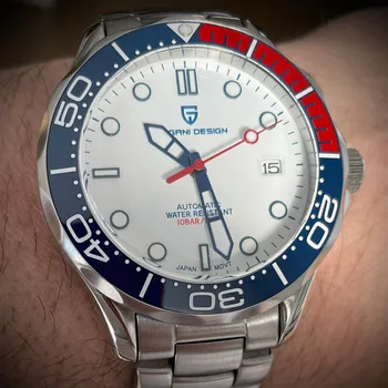 2021 Yeni PAGANI tasarım 007 erkek mekanik saatler Marka Lüks Otomatik İzle Erkekler Su Geçirmez Kol Saati Japonya NH35 Saat Adam