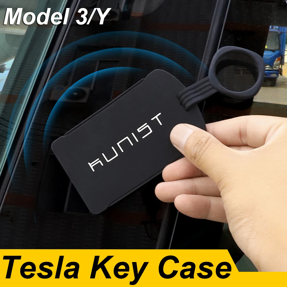 İndirim Tesla Anahtar çantası Tesla Modeli 3 Ve Model Y Silikon
