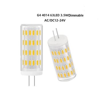 10 adet Kısılabilir LED G4 Ampul Kolye Kristal Avize ışığı 2.5 w 3.5 w AC/DC 12V 24V LED mısır rengi lamba Yerine 30W 50W Halojen Ampul