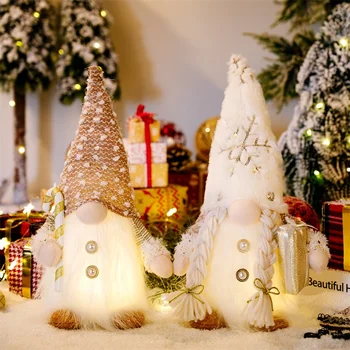 Gnome Noel Meçhul Bebek Gece Lambası Merry Christmas Süslemeleri 2022 yılbaşı dekoru Noel Navidad Noel Hediyeleri Yeni Yıl 2023