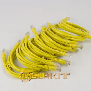 Lot 10 kablolar/ 39 inç 1 M 568B CAT5E UTP Ethernet RJ45 Yama Kablosu Ağ Kablosu